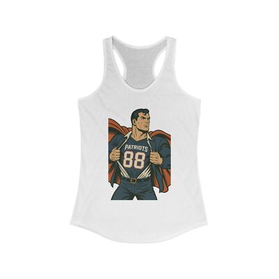 Superhero Patriots Racerback Tank | Women's Fitness Shirt, Comic Tank Top