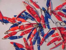20 NEW tetter totter JIGS fishing SIZE 4 ICE ASSORTED SUPER GLOW for rod reel