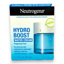 Neutrogena Hydro Boost Water Cream Fragrance-Free 1.7oz./50ml New In Box