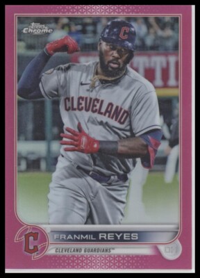#97 Franmil Reyes 2022 Topps Chrome #/399 Magenta Refractor