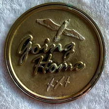 Batesville Casket LifeStories Display Funeral Medallion Magnet Going Home