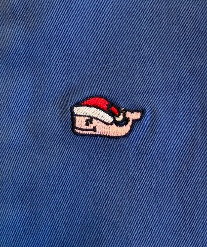 Vineyard Vines Boys Pants Size 7, Blue - Holiday embroidery - Picture 6 of 7