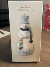 Hallmark Keepsake Snowtop Lodge Stanley T. Starr Snowman Ornament 2008 — listing 3