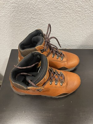 Timberland ACT Hiking Boots Women 9 / Men 8 Brown Black 68092 Outdoors Leather Timberland ACT Hiking Boots 9 Men main image 3