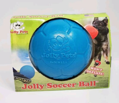 Jolly Pets Soccer Ball Small (6'') Blue