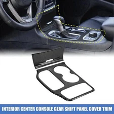 Center Gear Shift Panel Cover Carbon Fiber Pattern for Jeep Grand Cherokee 16-21