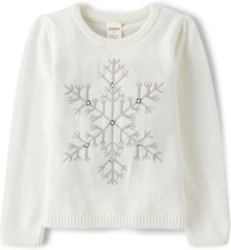NWT Gymboree Silent Night Snowflake Sweater Girl's Size 3T