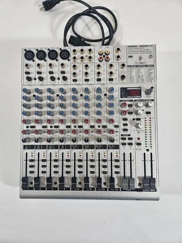Behringer UB1622FX-PRO Eurorack 16-Input 2/2-Bus Mixer + Power Cord