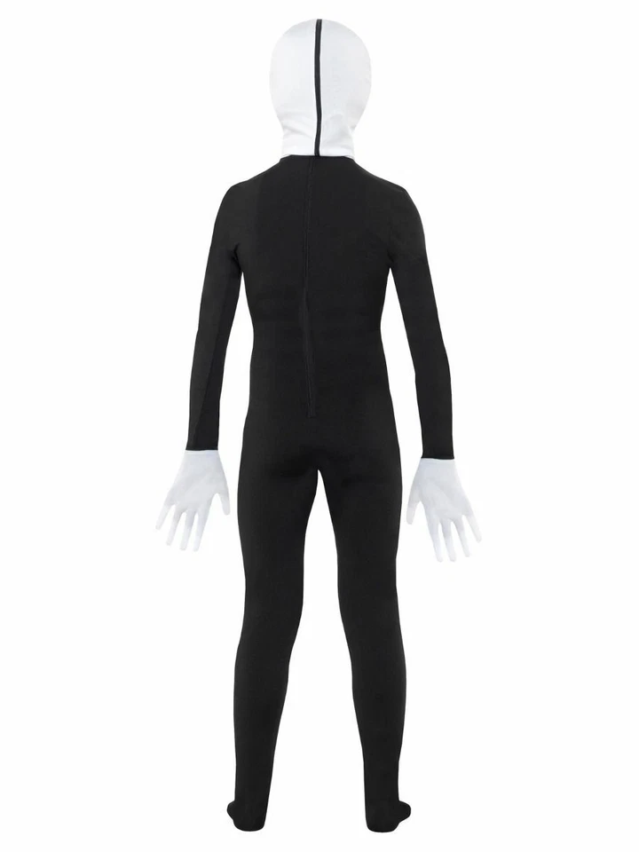 Childs Halloween Supernatural Slender Boy Fancy Dress Costume Outfit by Smiffys - Image 4 of 4