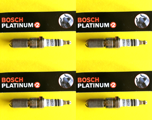 New Set Of 8 Bosch Platinum 2 Spark Plugs 4305 Made In Germany Car