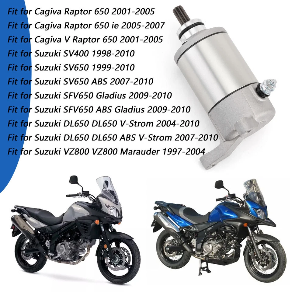 Arranque para Cagiva Raptor 650 2001-2005 / 650 es decir 2005-2007 31100-19F00 SMU0205 Foto 4 de 4