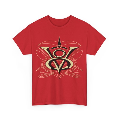 V8 logo with Pinstriping Gildan 5000 Unisex Heavy Cotton Tee - Picture 80 of 85