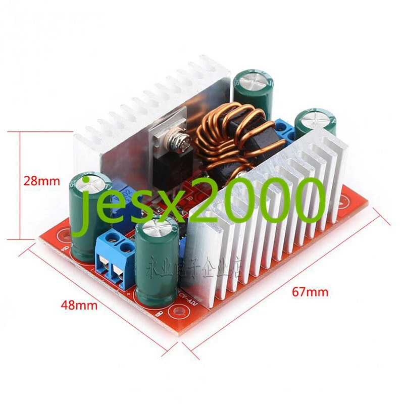 1PC DCDC DC 400W 15A Boost Converter - Image 3 of 4