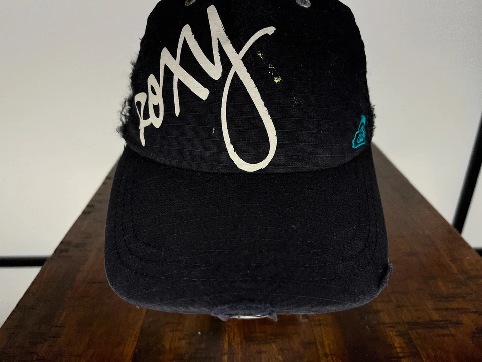 ROXY Gorra Gorra Snap Back Mujer Talla Única Negra Camionero Envejecida Poli Exterior Foto 3 de 4