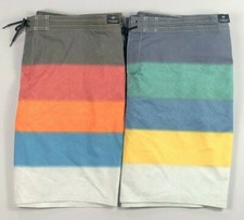 Men's Big Man Roundtree  Yorke Swim Shorts Trunks Swimwear NEW