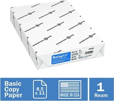 Relay MP, Multipurpose Copy Paper, 20lb, 8.5x11, 92 Bright - 1 Ream / 500 Sheets