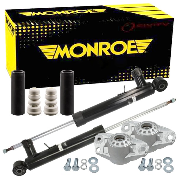2X Monroe StoßDäMpfer + Service-Kit + Domlager Hinten FüR Alhambra Passat-image