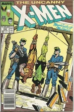 Uncanny X-Men #236 Newsstand Edition 1988 Marvel Comics VF/NM Sleeve & Board