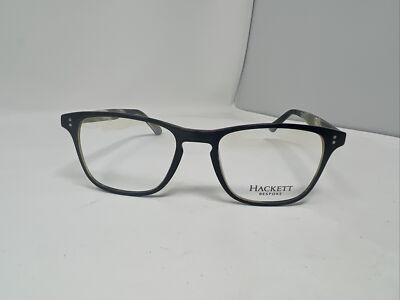 Hackett Bespoke HEB140 005 51/19 145 Black Men s Eyeglass Frames EE13 