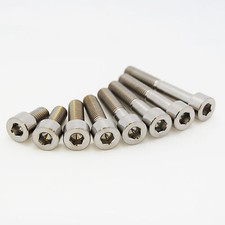 M8 TITANIUM Ti Socket Allen Head Cap Bolt Screw 15 20 25 30 35 40 45 50 grade 5