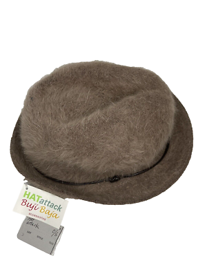 Hatattack- Panamá with Black leather band - new with tag Hat Attack Annie Panama Continental Hat – Bora Bora Swimwear main image 3
