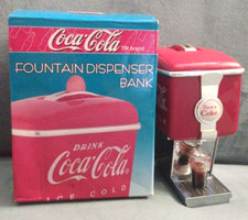 置物 90s Coca-Cola fountain dispenser bank Coca Cola Fountain Dispenser Bank 1997 for sale online | eBay