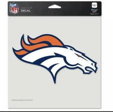 WinCraft NFL Denver Broncos Perfect Cut Color Decal *NEW* 8 X 8” Decal