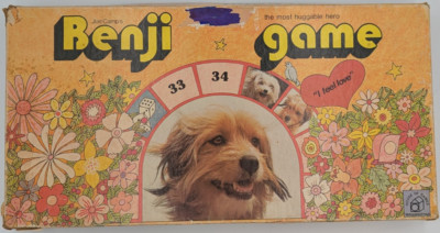 Benji Board Game Waddington Games 1976 Vintage 