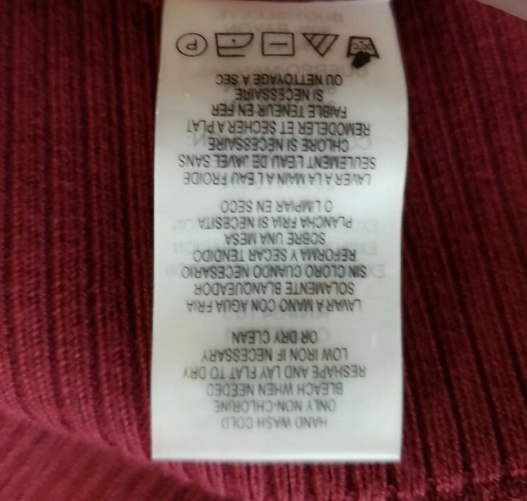 Karl Lagerfeld Cold Shoulder Sweater Merlot Sz M Bell Sleeves NWOT 