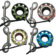 15m 20m Mini Scuba Diving Spool Finger Reel Bolt Snap Hook