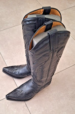 Sendra Sendra Cowboystiefel Mod. 10740 Negro Hochschaft Ibiza Absatz Gr. 42