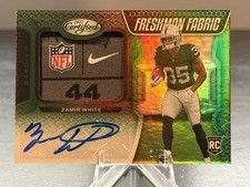 2022 Certified Freshman Fabric Mirror Green #242 Zamir White /5 Laundry Tag