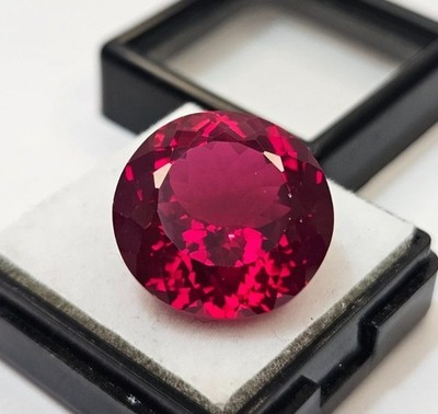 Stunning Ruby Mozambique Red Round Cut 20-21 Ct EGL Loose For Jewelry Gemstone