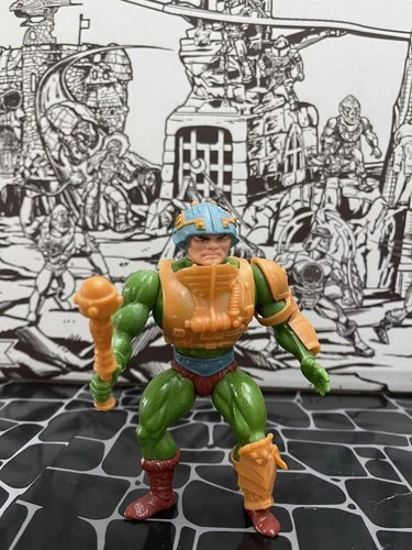 Vintage Motu Masters Of The Universe MAN-AT-ARMS 1981 Figure Complete Randor
