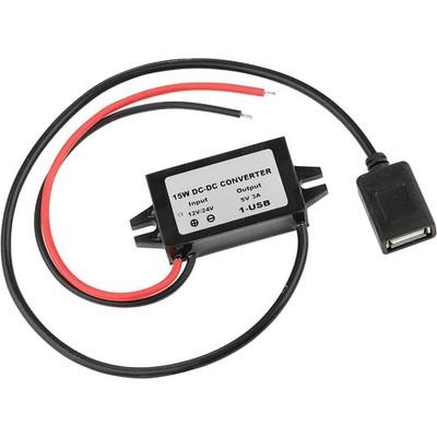 DC-DC 12V To 5V Converter Step Down Module USB Output Power Adapter free ship
