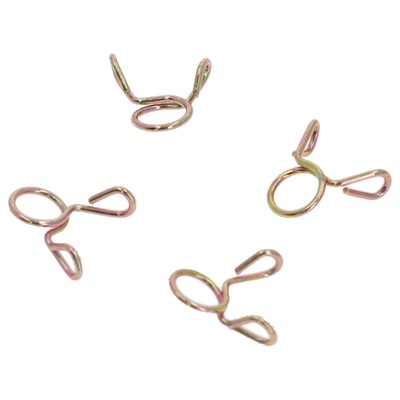 4 Schlauchklemmen 5mm Rohrschelle für Benzin Kraftstoffschlauch Ölleitung