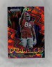 Jalen Carter 2023 Panini Prizm Draft Picks Fearless #F-2 Red Ice Prizm Georgia