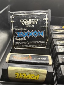 Lot Of 19 Colecovision Cartridges All Tested  See Photos, In Orginal Coleco Case