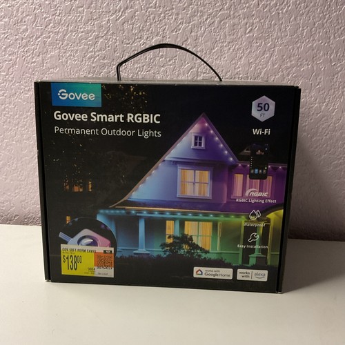 Govee 50ft Smart RGBIC Permanent Outdoor Lights - Open Box - Bild 1 von 3