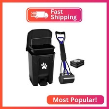 Dog Poop Trash Can Outside Odor Control Dog Poop Container Garbage Can