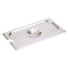 Vollrath 75230 Super Pan V® Third Size Slotted Stainless Steel Pan