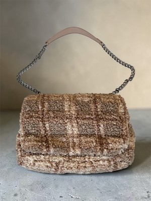 Zara Faux Fur Shoulder Bag