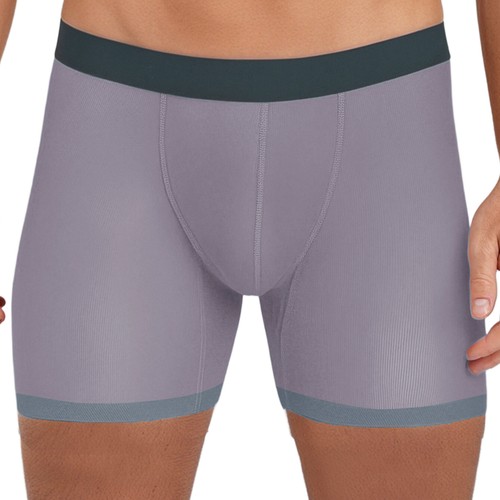 Männer Unterwäsche Hosen Shorts Bulge Beutel Unterhosen Semi-See-Through Boxer - Picture 36 of 42