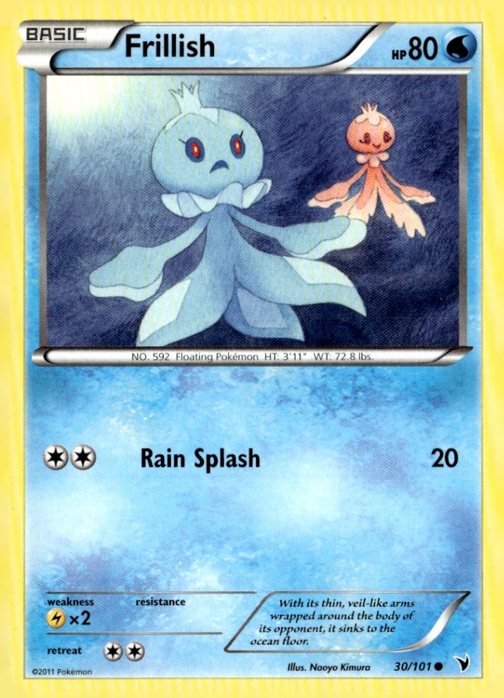 Frillish Common Noble Victories 30/101 Pokémon TCG