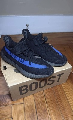 adidas Yeezy Boost 350 V2 Black Blue SPLY 350 Primeknit Men's Sneakers