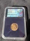 1947 D 1c MS64 Red Lincoln Wheat Cent Penny US Coin Purple Trader Bea Core NGC
