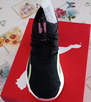 PUMA PWR XX Nitro Wn`s Sneaker Baumwollmischung Schwarz Grün Größe 42