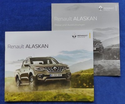 Renault Alaskan Pick-Up MJ 2018 - Prospekt Brochure + Preisliste 10.2017