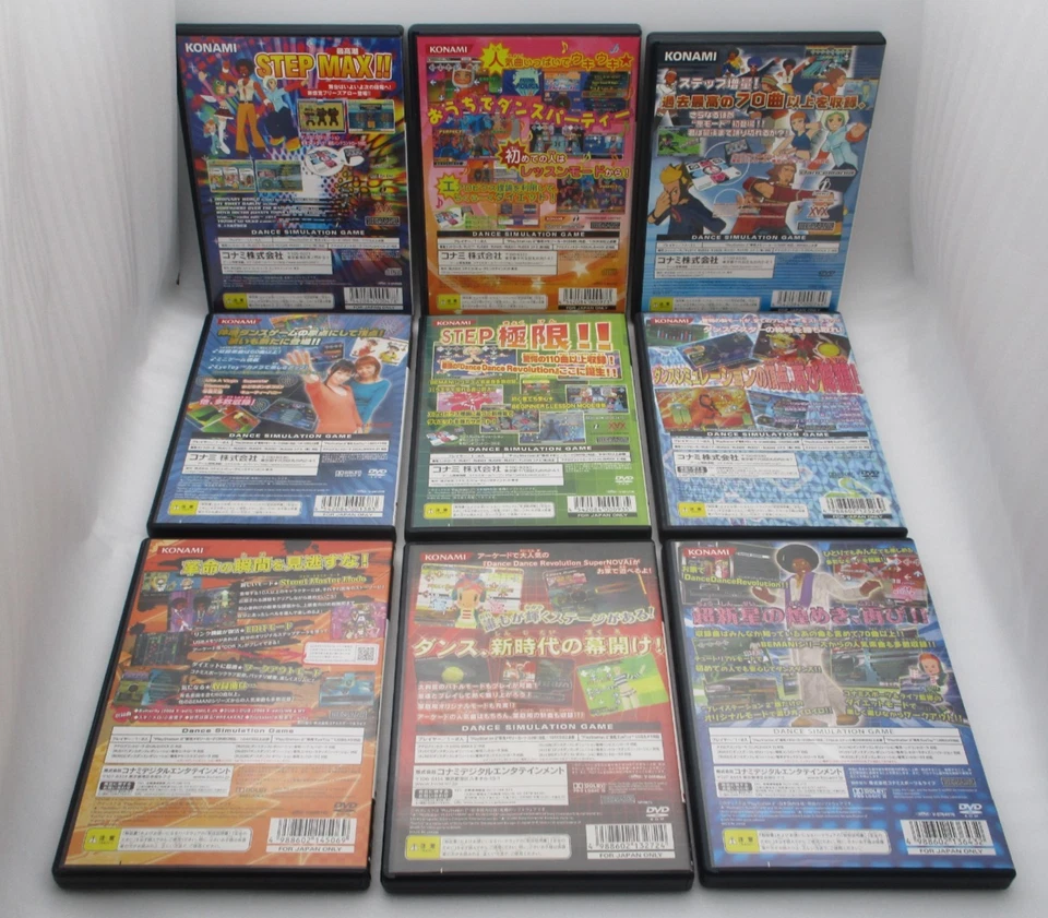 PS2 Dance Dance Revolution 9items Party Extreme Revolution SuperNOVA Japan DDR - Image 2 of 4
