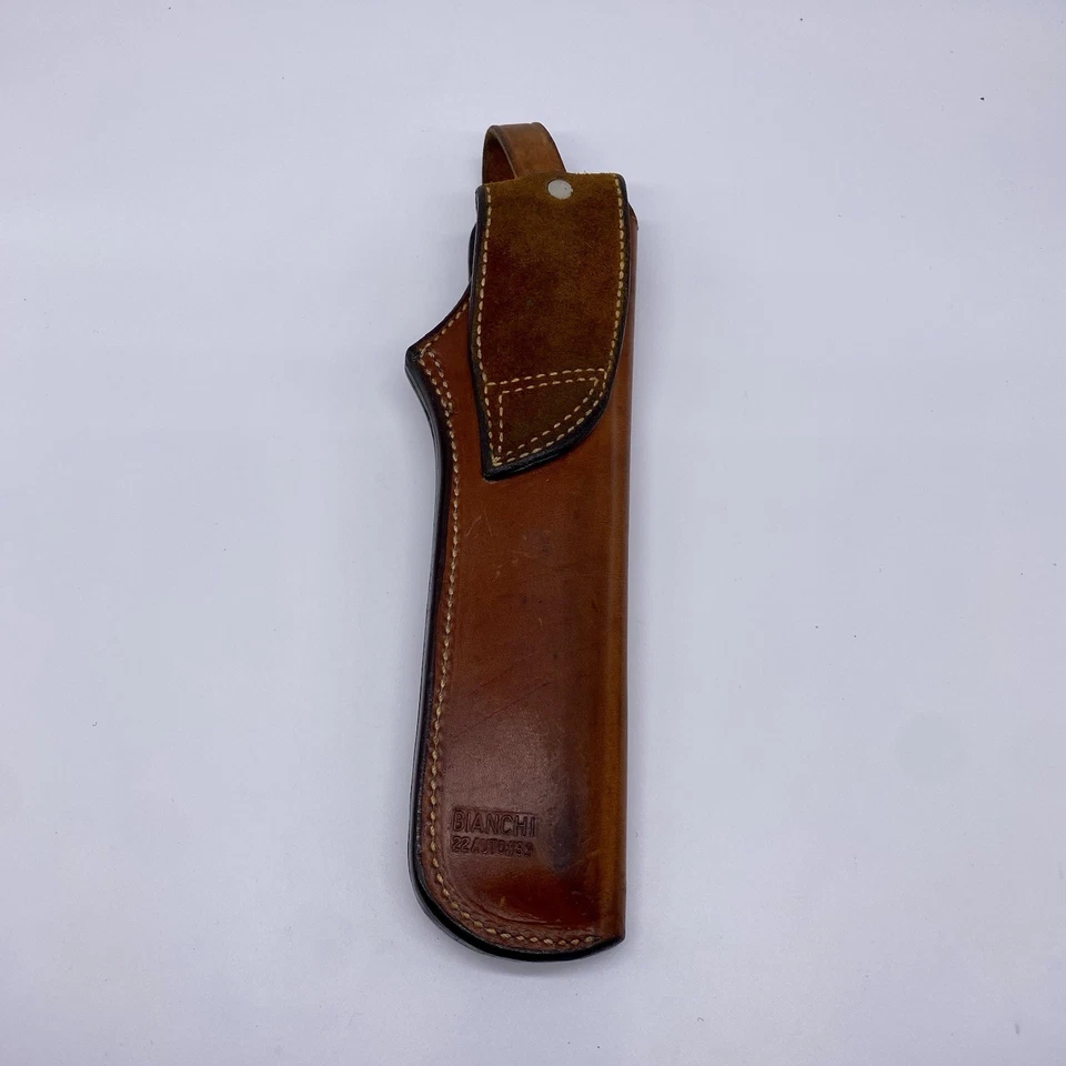 Bianchi 22 Auto #89 Suede Lined Holster For Auto 22 Pistol Left Hand Only - Image 4 of 4
